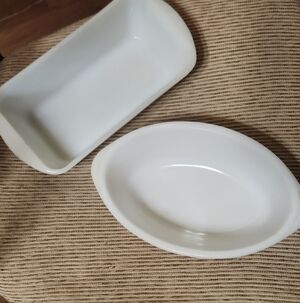 Vintage Glasbake Baking Dish Set